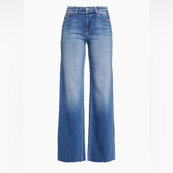 L’AGENCE Scottie Wide-Leg Jeans | Size 25 | Hayward Wash - Picture 2 of 13